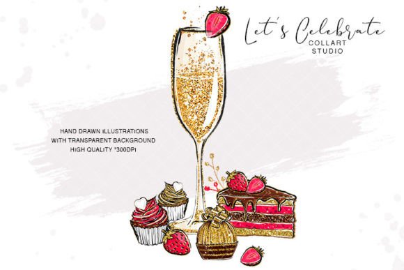 Download Champagne Clipart, Celebration Png - Champagne clipart Collection